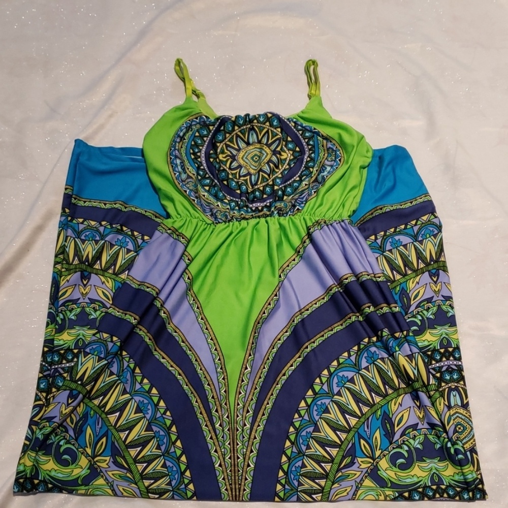 Alloy Apparel Maxi Medallion Dress